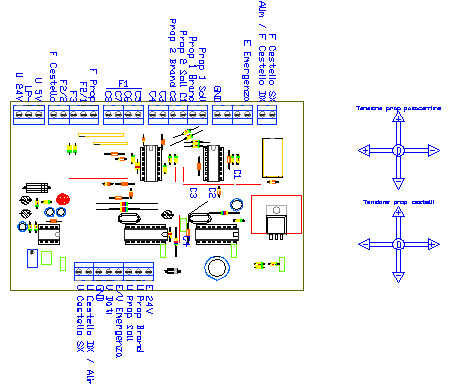 3CTRTC, drawing by Amedeo Valoroso, command transmitter, trasmettitore dei comandi, sistema di controllo per sollevatori per gallerie
