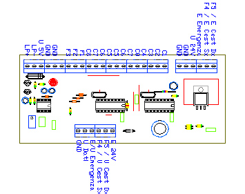 3CTRTX2, drawing by Amedeo Valoroso, trasmettitore dei comandi, sistema di controllo per sollevatori per gallerie