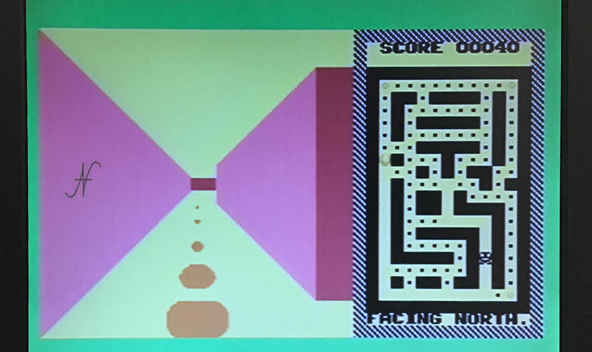 Commodore 16, videogame pacman 3d