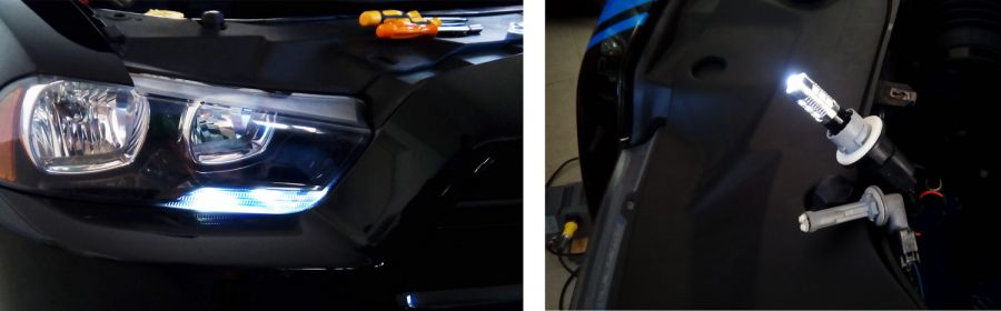Dodge Charger, freccia a LED, luce di posizione, errore canbus, modifica EU