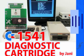 1541 Diagnostic Cartridge by Jani per Commodore 64 , allineamento drive, test, performance, alignment