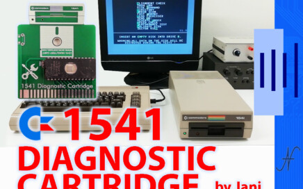 1541 Diagnostic Cartridge by Jani per Commodore 64 , allineamento drive, test, performance, alignment