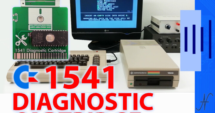 1541 Diagnostic Cartridge by Jani per Commodore 64 , allineamento drive, test, performance, alignment