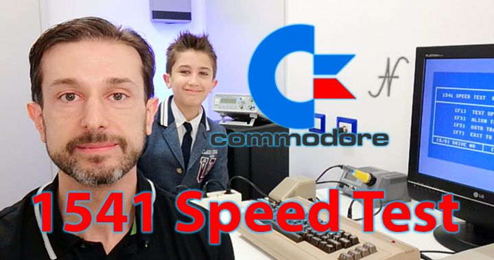 1541 Speed Test by Zibri, misurare velocita-rotazione floppy disc drive Commodore 1541, RPM