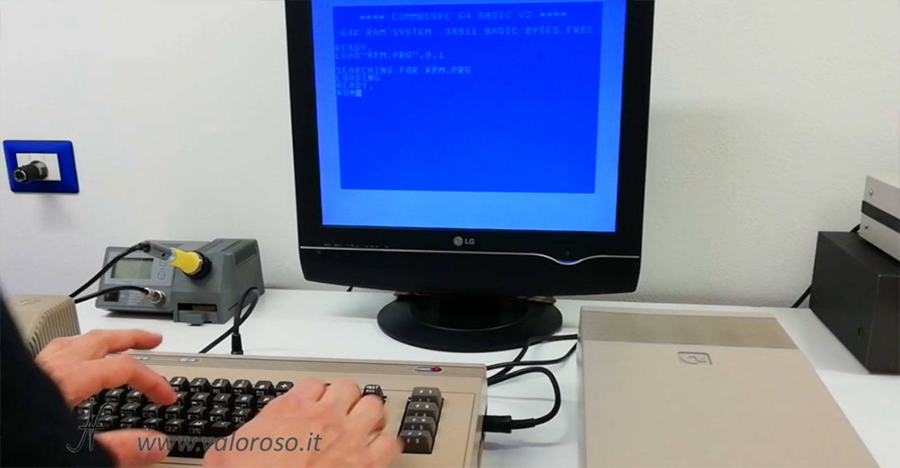 1541 Speed Test by Zibri, regolare calibrare Commodore 1541, caricare rpm.prg