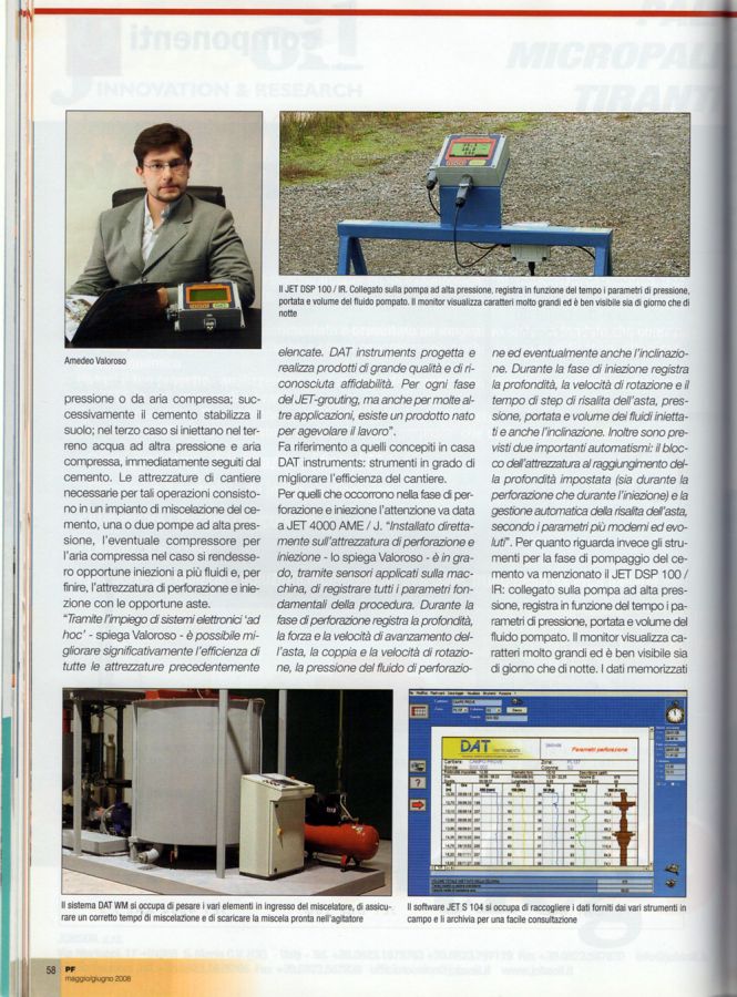 2008, Amedeo Valoroso, intervista rivista PF, n3