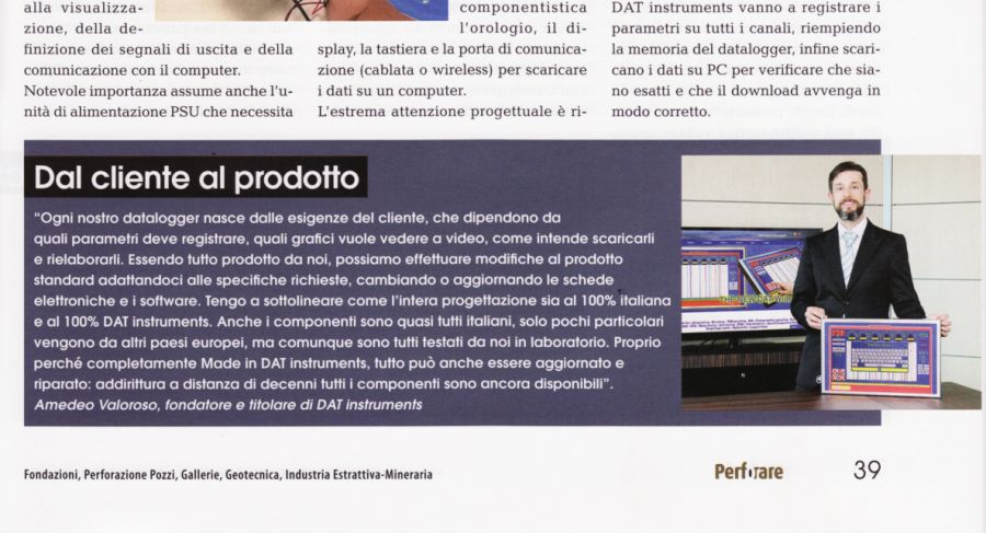 2018, Amedeo Valoroso, intervista rivista Perforare, n2