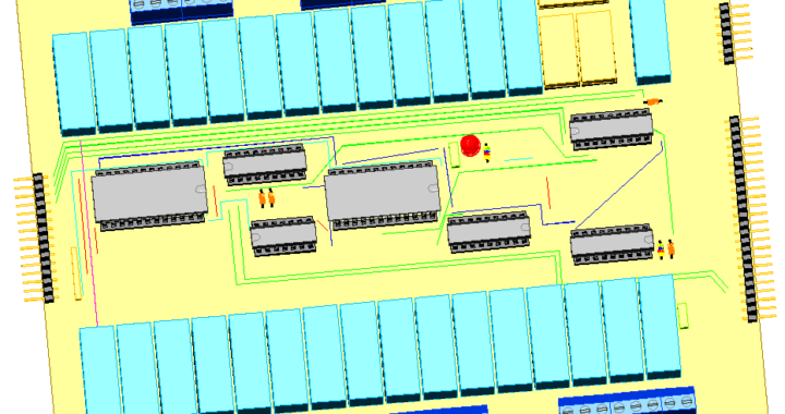 3CTRR, by Amedeo Valoroso, relay board, electronic control system for tunnelling lifting equipment