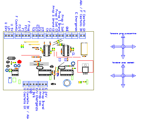 3CTRTC, drawing by Amedeo Valoroso, command transmitter, electronic control system for tunnelling lifting equipment