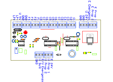 3CTRTX1, drawing by Amedeo Valoroso, command transmitter, electronic control system for tunnelling lifting equipment