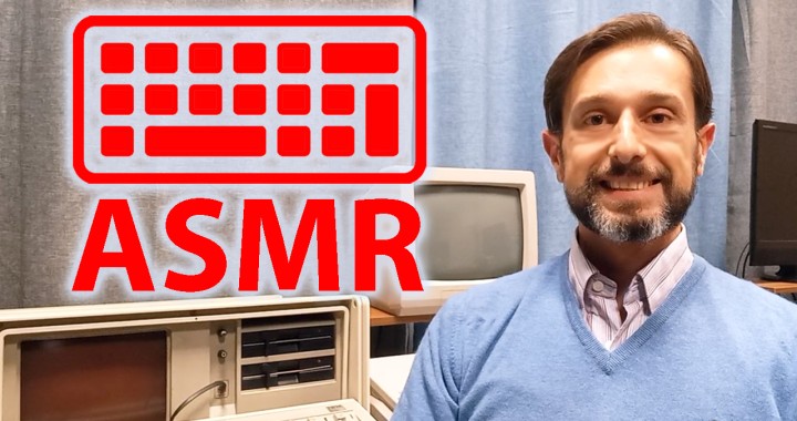 ASMR Retro Computer Vintage Keyboards Sound, IBM Commodore Atari Olivetti MSX Philips Amstrad