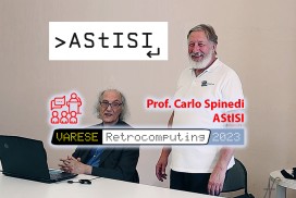 AStISI, Carlo Spinedi, SUPSI, Sergio Gervasini, cover, Varese Retrocomputing 2023 conference