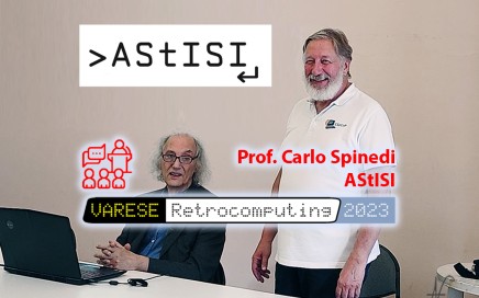 AStISI, Carlo Spinedi, SUPSI, Sergio Gervasini, cover, Varese Retrocomputing 2023 conference