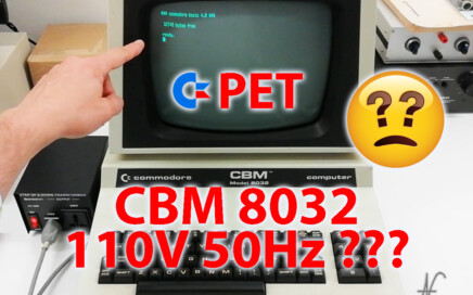 Accensione Prova Test Commodore PET, CBM 8032, retro computer, vintage collezione, ValorosoIT