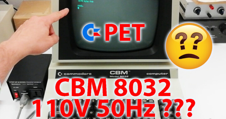 Accensione Prova Test Commodore PET, CBM 8032, retro computer, vintage collezione, ValorosoIT