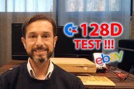 Power on and Test Commodore 128D, German keyboard