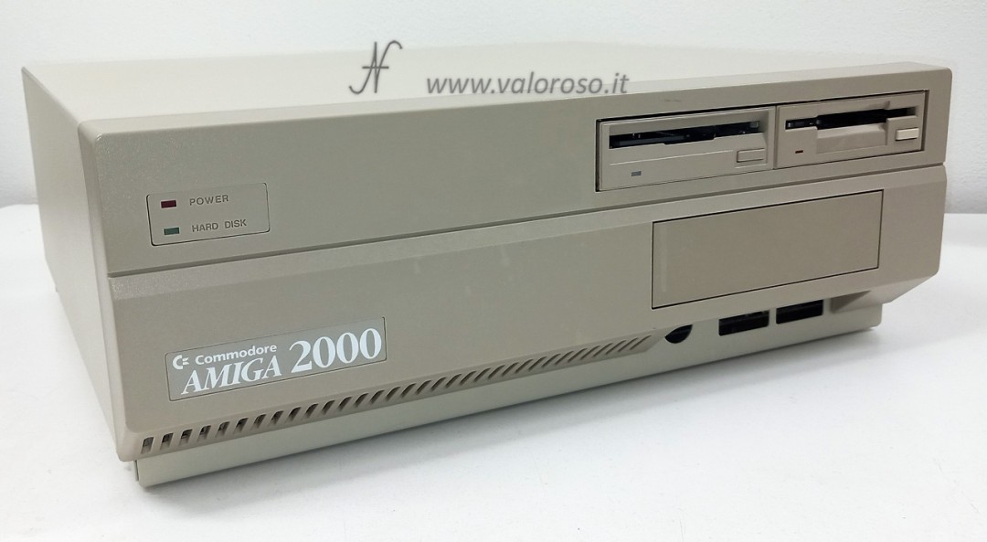 Amiga 2000, Commodore A2000, CBM A200, desktop, power, hard disk led