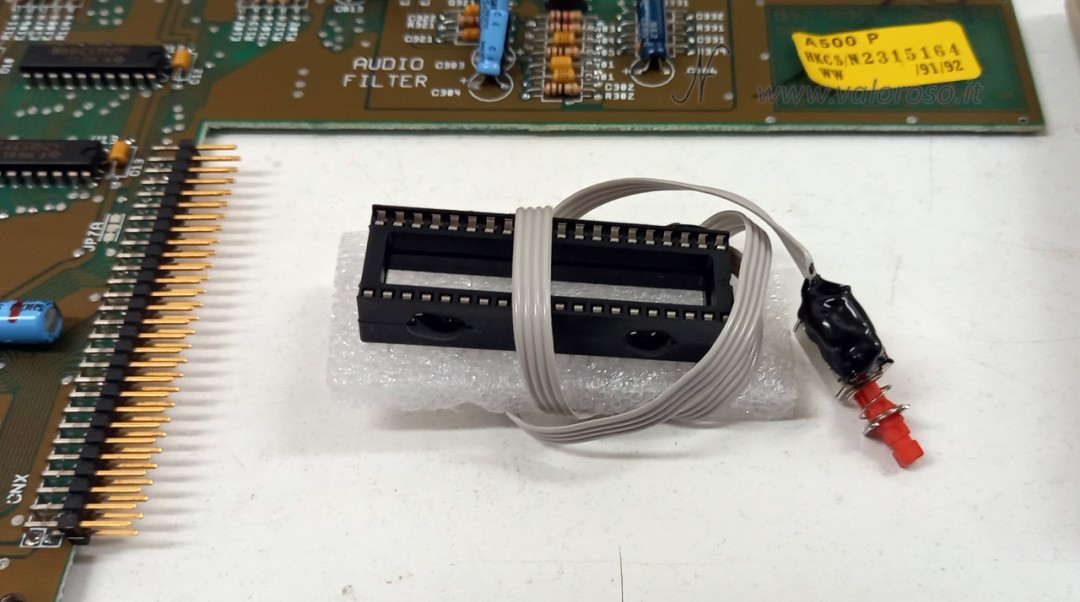 Amiga 500 A500 DF0 DF1 boot selector hardware, even CIA, external disk selector, retromaniak