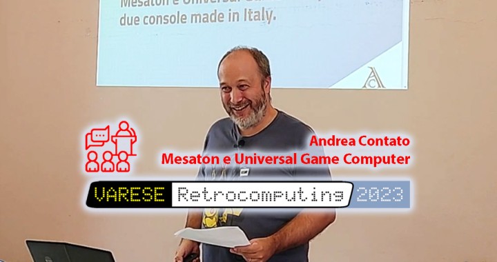 Andrea Contato, Mesaton, Universal Game Computer, Cabel Electronic, Signetics Philips, Italian game consoles from the 70s, cover