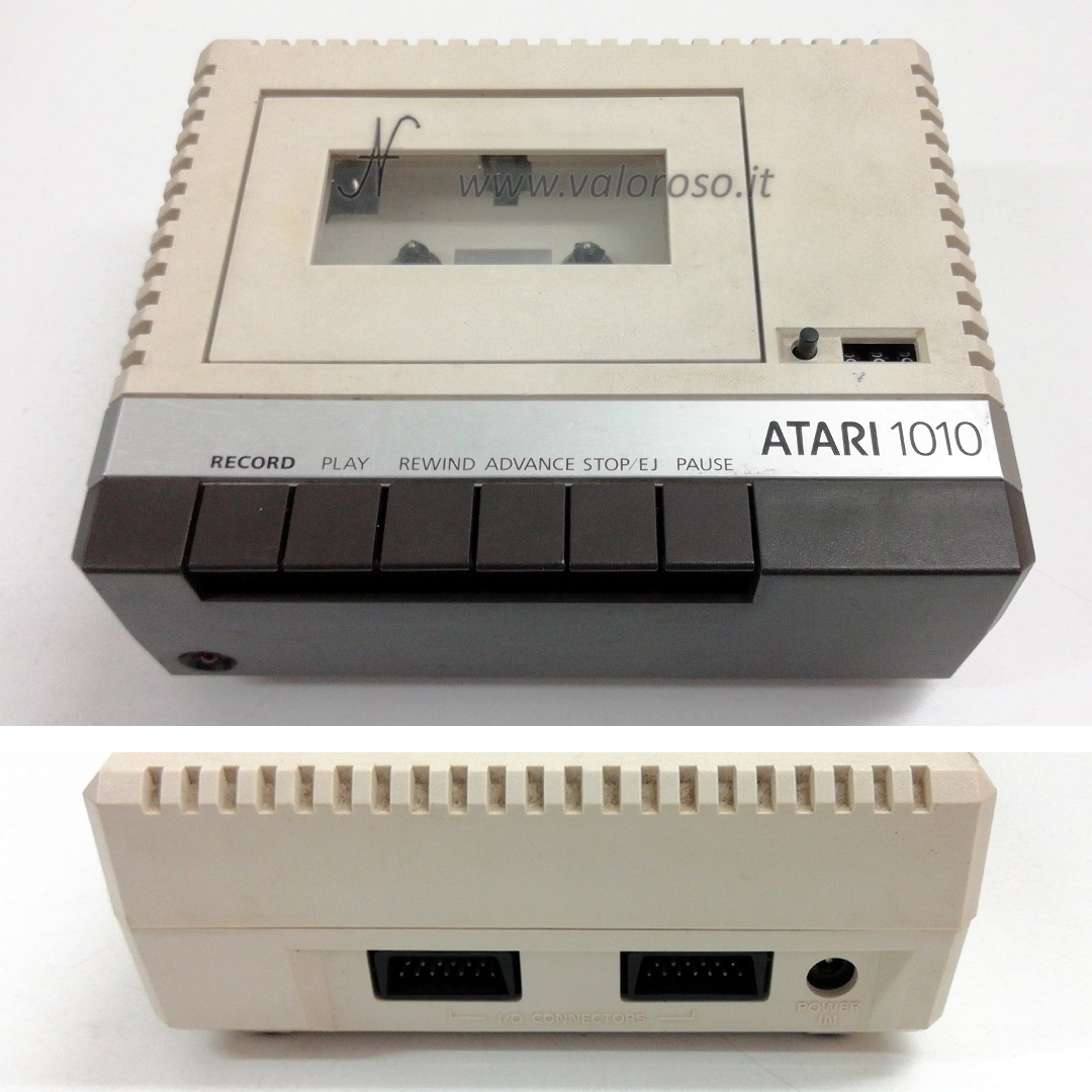 Atari 1010 datassette, lettore cassette per retro computer vintage
