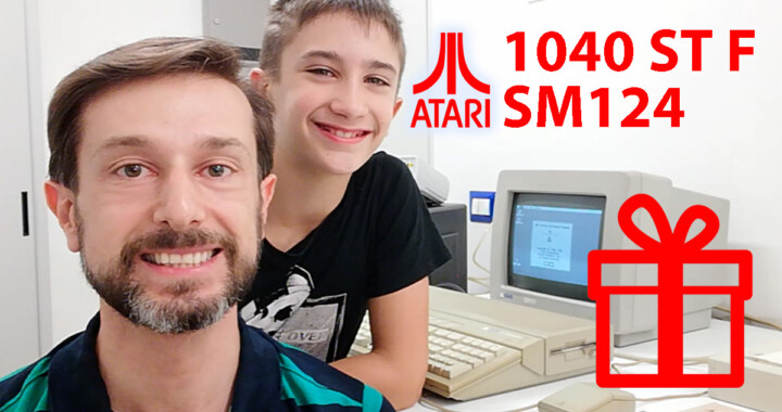 Atari 1040 ST F Atari ST Atari 1040ST Atari SM125 rear monitor computer mouse as a gift