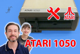 Atari 1050 floppy disk drive, transformer power supply repair