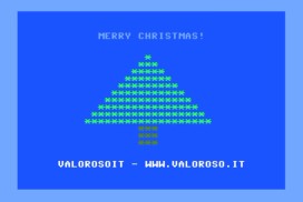 Merry Christmas, flashing Christmas tree in Basic V2, Commodore 64, Merry Christmas