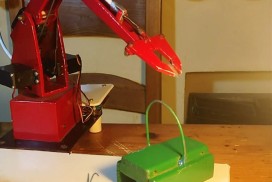 Mechanical arm controlled by Commodore 64, Magu, stepper motors