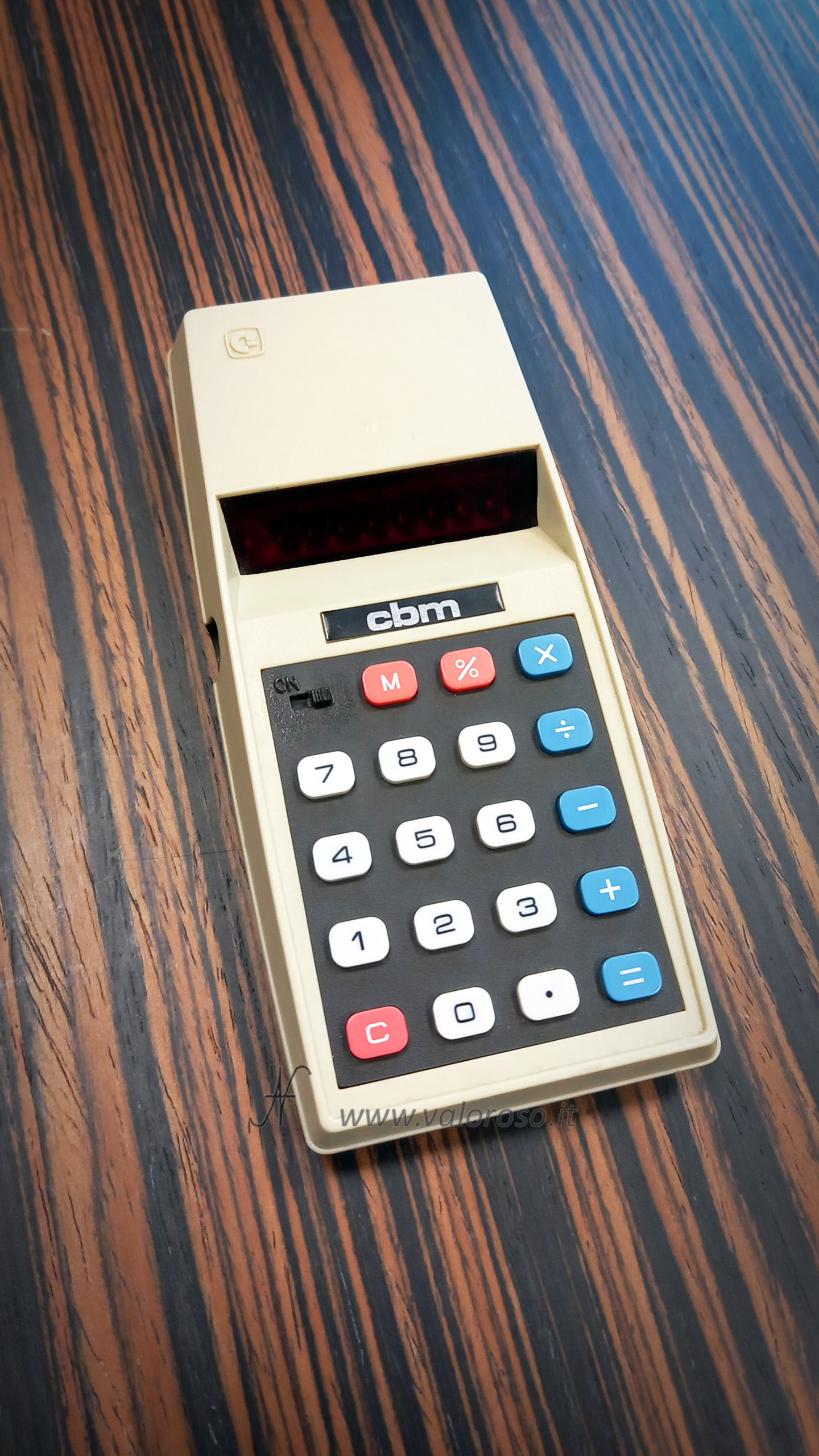 CBM 776M, vintage Commodore calculator, year 1975, 1970s