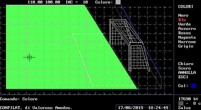 COMPILAT, drawing software, Amedeo Valoroso, GWBASIC, Soccer