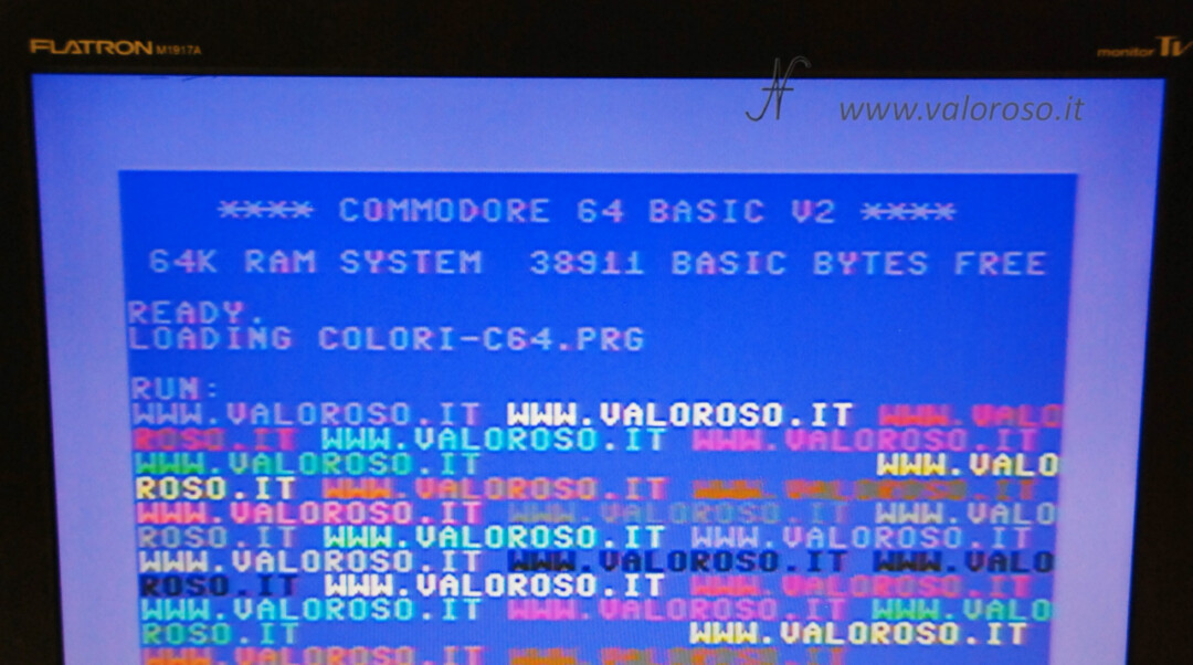 Cavo S-Video per migliorare la qualità delle immagini del Commodore 64 e 16 sulle TV LCD LED plasma, immagine si vede bene