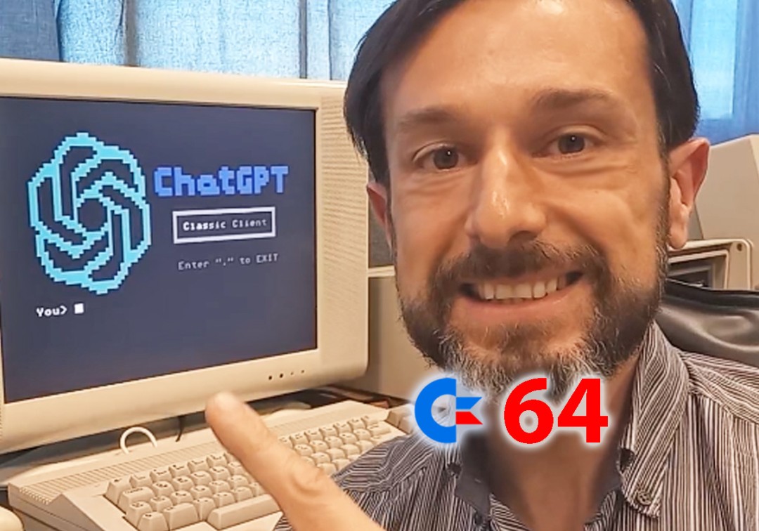 ChatGPT on Commodore 64, OpenAI, BBS RetroCampus, Francesco Sblendorio