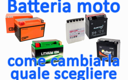 Come cambiare la batteria alla moto, scegliere una batteria piombo economica litio gel piombo acido, sostituire la batteria alla moto. Quale batteria 12V scegliere.