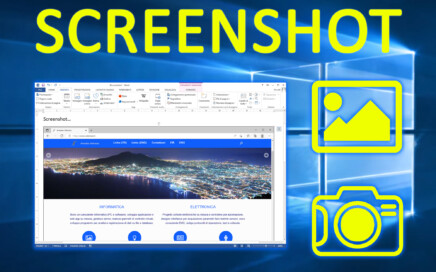 Come fare uno screenshot su PC Windows, istantanea schermo foto desktop, salvare jpg schermo