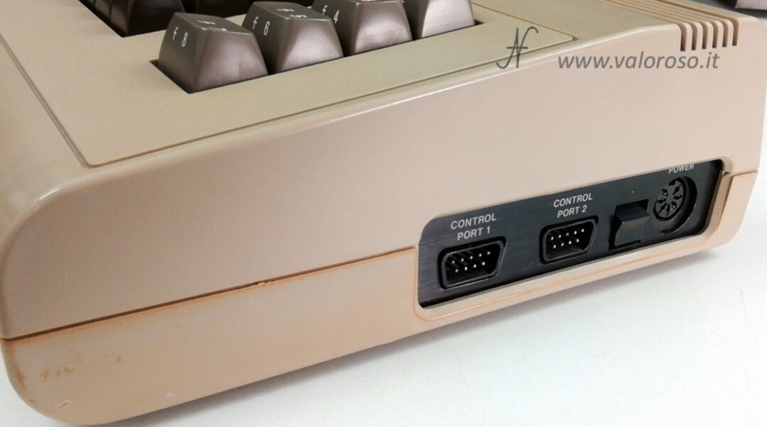 How to turn on the Commodore 64 ports joystick control port, power switch power supply