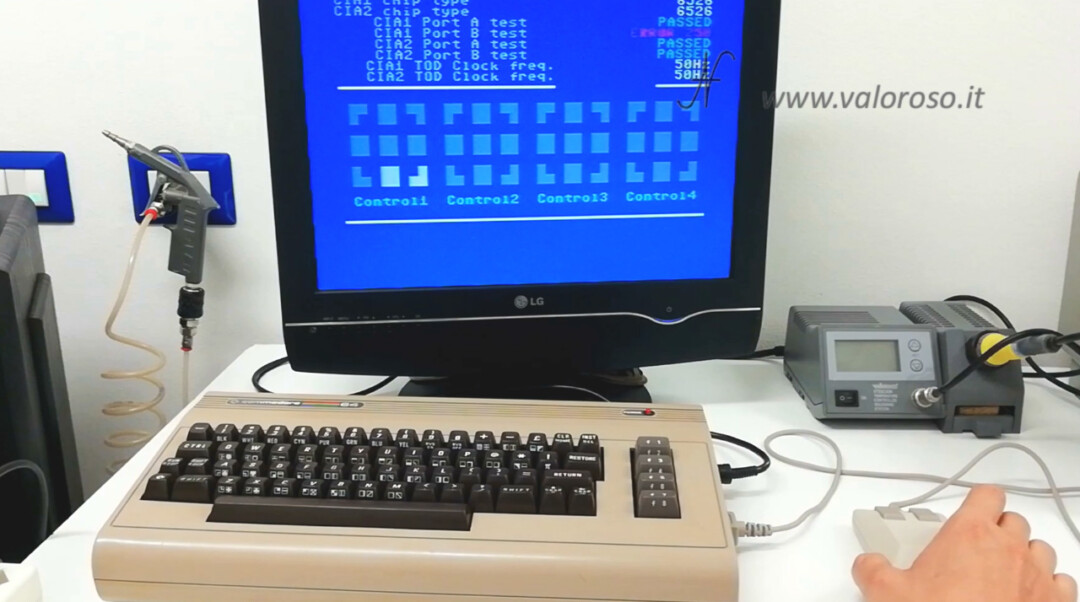 Commodore 1350 per Commodore 64 mouse ingressi digitali porta joystick 1 control port bara coffin
