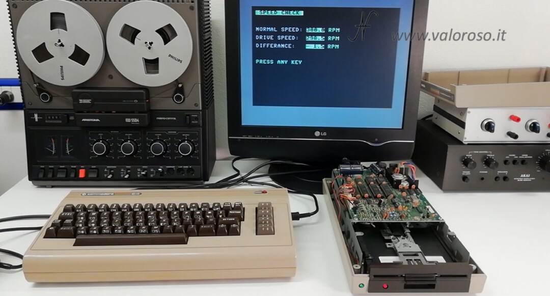 Commodore 1541 Diagnostic Cartridge by Jani speed check controllo velocita di rotazione del drive