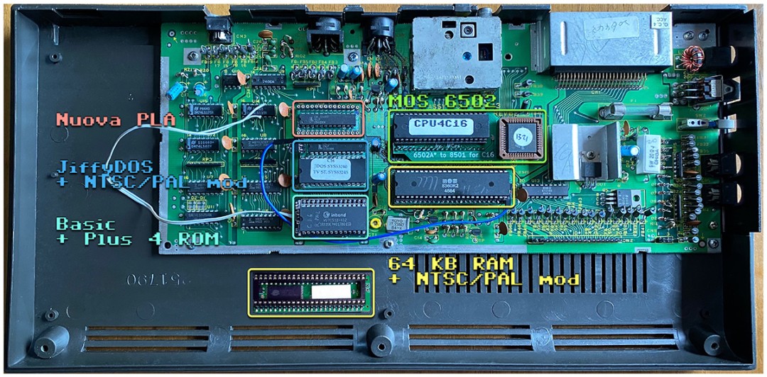 Commodore 16 internals, C16, Accessori e giochi moderni per Commodore, con Vincenzo Bono