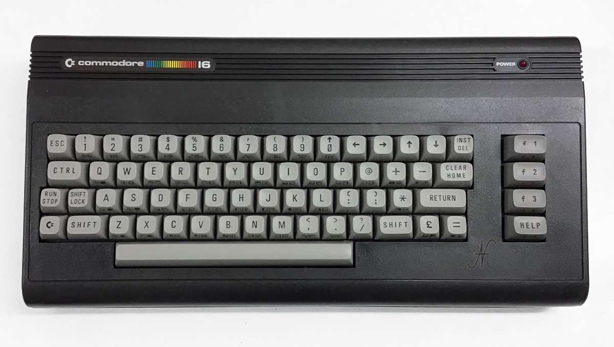 Commodore 16, CBM, original retrocomputer, back technology