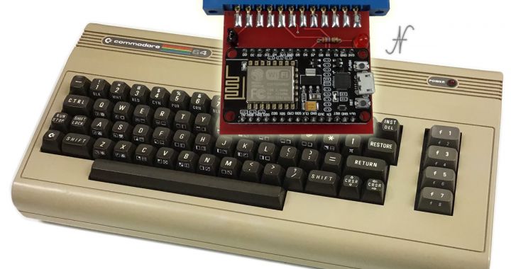 Commodore 64, modem wifi, bbs, internet, nodemcu