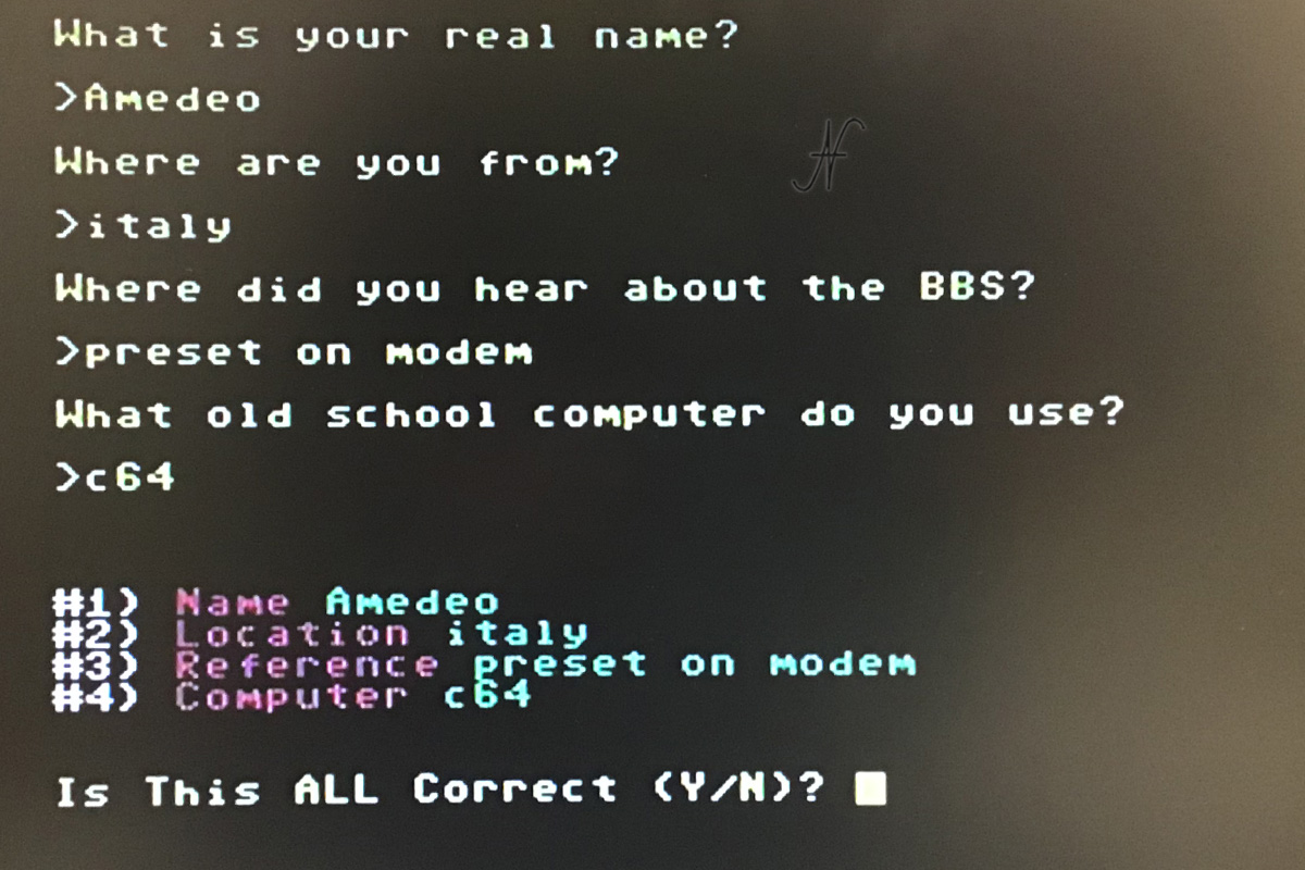 Modem wifi per Commodore 64, collegamento a bbs, old school internet