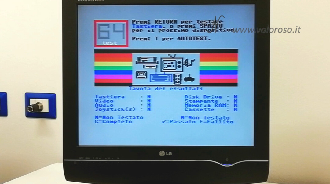 Commodore 64 test diagnostico diagstic.prg autotest 64 test