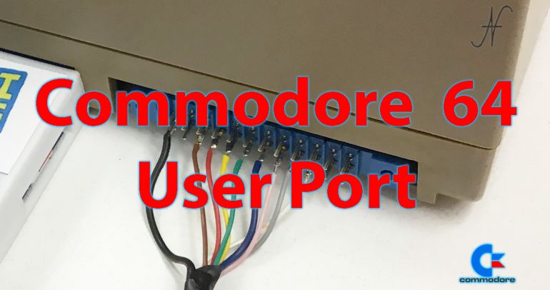 Commodore 64 user port, collegamenti, pinout, piedinatura, interfacce, cavo, connettore