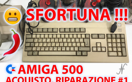 Commodore Amiga 500 A500 acquisto e riparazione prima parte accessori