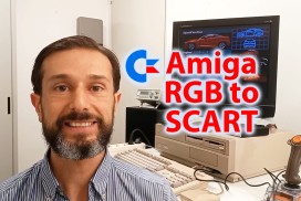 Commodore Amiga, RGB - SCART adapter converter, RGB to SCART, RGB-SCART, adapter, cable, cover