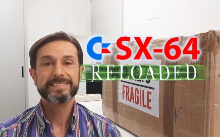 Commodore SX-64, SX64, reloaded il ritorno unboxing e prova, copertina, retro computer riparato