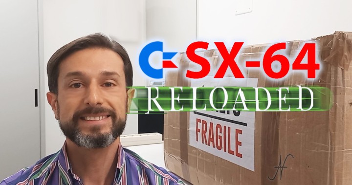 Commodore SX-64, SX64, reloaded return unboxing and test, cover, retro computer repaired