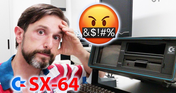 Commodore SX-64 SX64 schiacciato danneggiato distrutto eBay trasporto, copertina, ValorosoIT