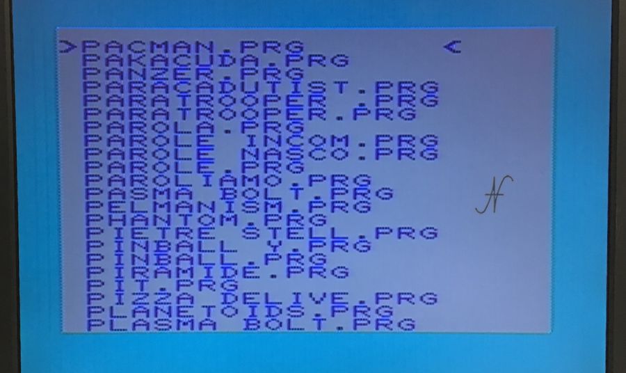 SD card emulator for Commodore VIC20 Amedeo Valoroso