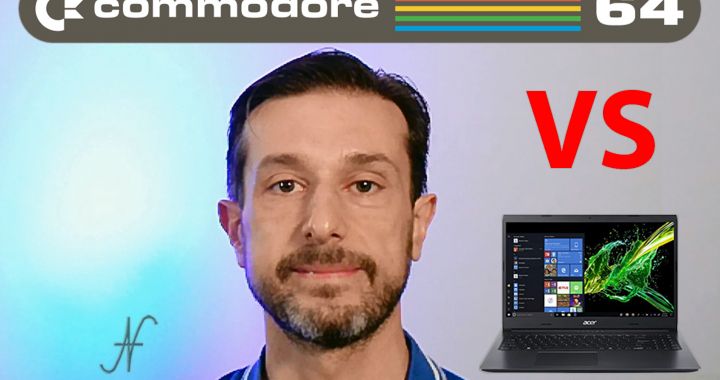 Commodore Vs Modern PC, Performance Comparison, Acer Laptop